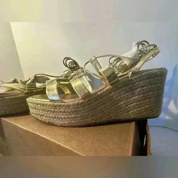 Asos Design Flatform Gladiator Sandals - Picture 1 of 9